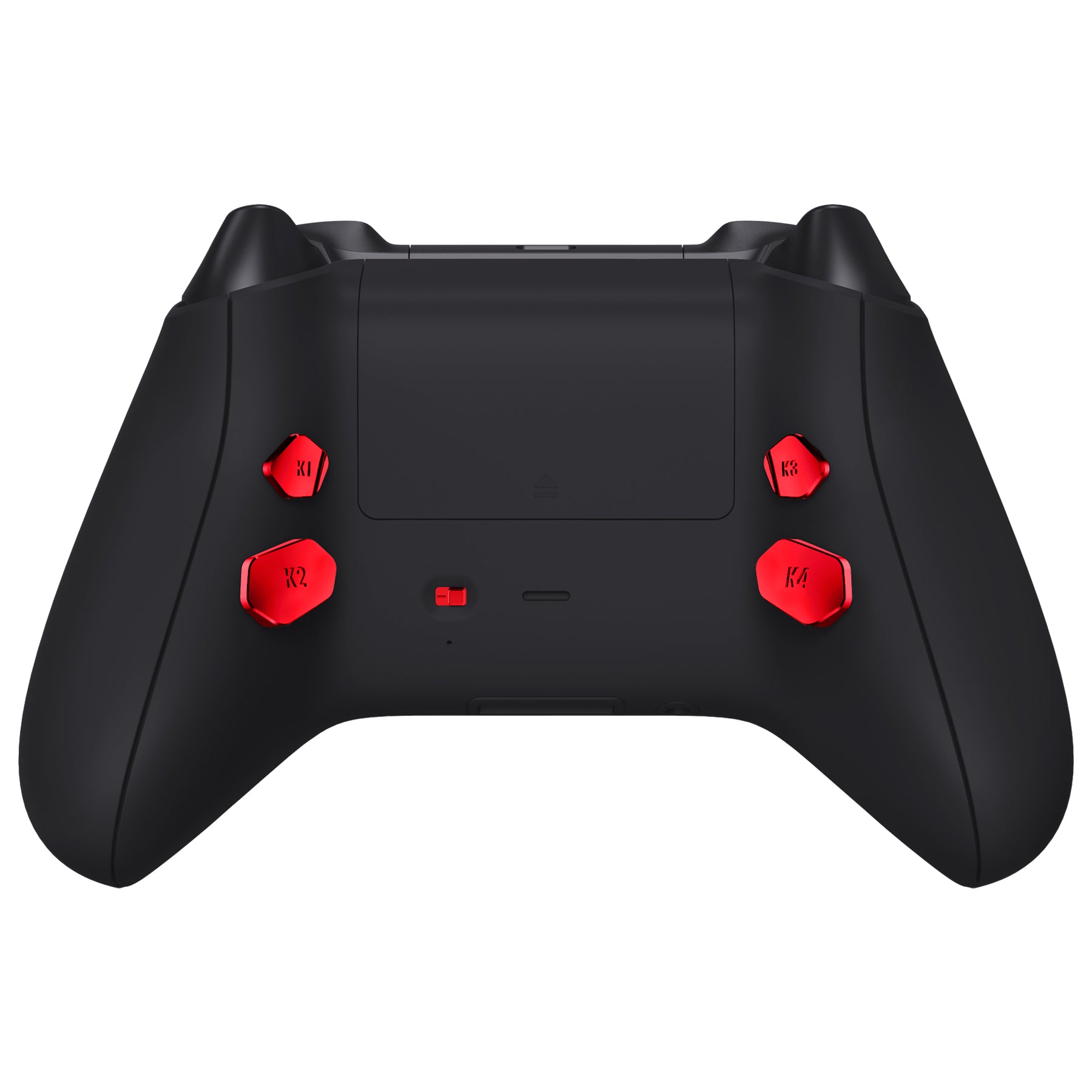eXtremeRate Chrome Red Replacement Back Buttons & Toggle Switch for Xbox Series X/S Controller - K1 K2 K3 K4 Paddles | Remappable Gaming Accessories (DX3D4003) | Perfect for Competitive Gaming & Custom Controller Setup