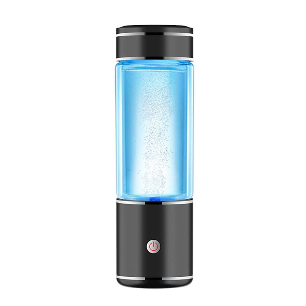 Portable Hydrogen Water Bottle with SPE Membrane - USB Rechargeable Hydrogen Rich Water Generator Cup, Base Separation Design for Active Lifestyle | Perfect for Travel, Gym & Daily Hydration