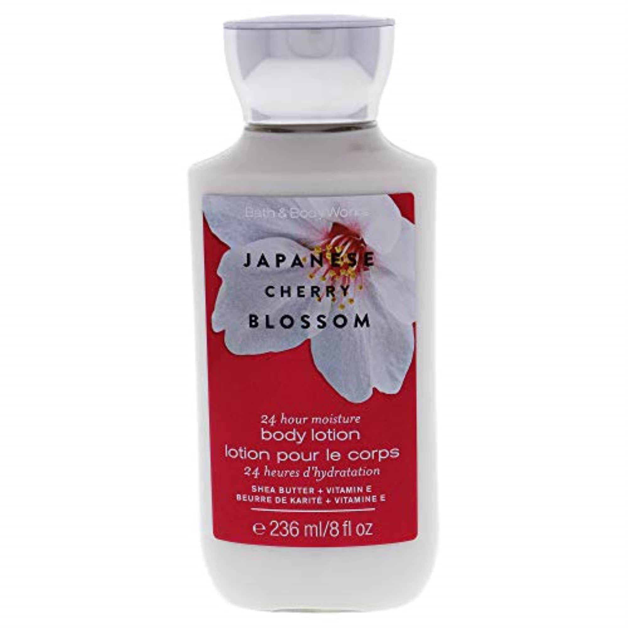 Bath & Body Works Japanese Cherry Blossom Body Lotion - 8 oz | Hydrating & Fragrant Moisturizer for Dry Skin - Perfect for Daily Use, Gift Giving & Spa Nights