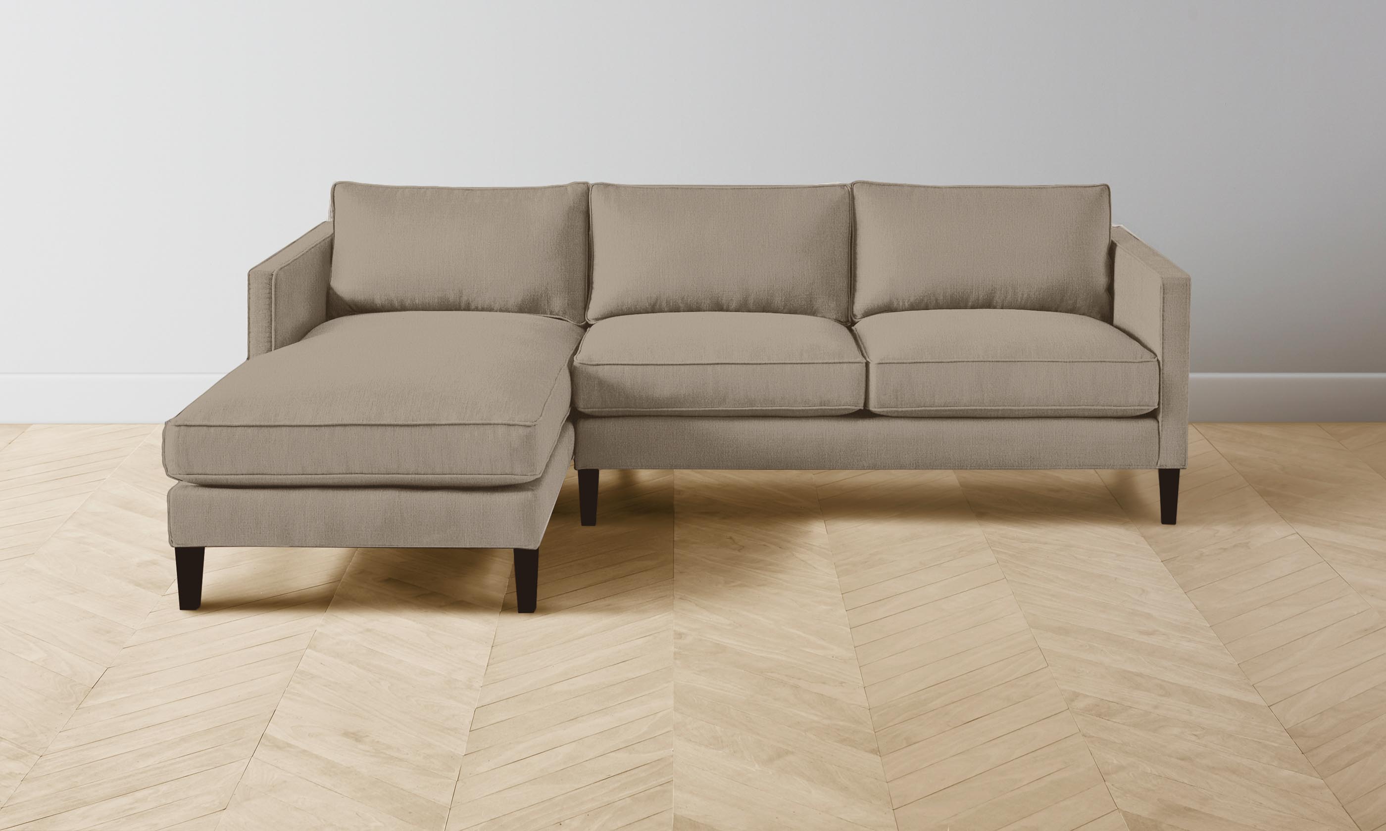 Premium Crosby Sectional Sofa with Performance Bouclé Fabric - Modern & Durable Living Room Furniture for Home & Office Use