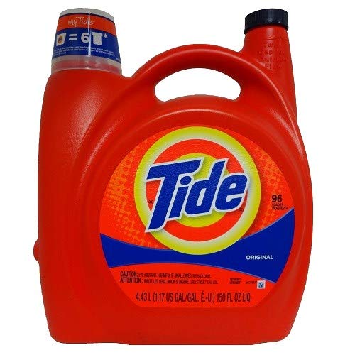 Tide Original Liquid Laundry Detergent 150oz - Bulk Wholesale Discount for Home & Commercial Use | High-Efficiency Cleaning for Clothes, Bedding & Household Fabrics