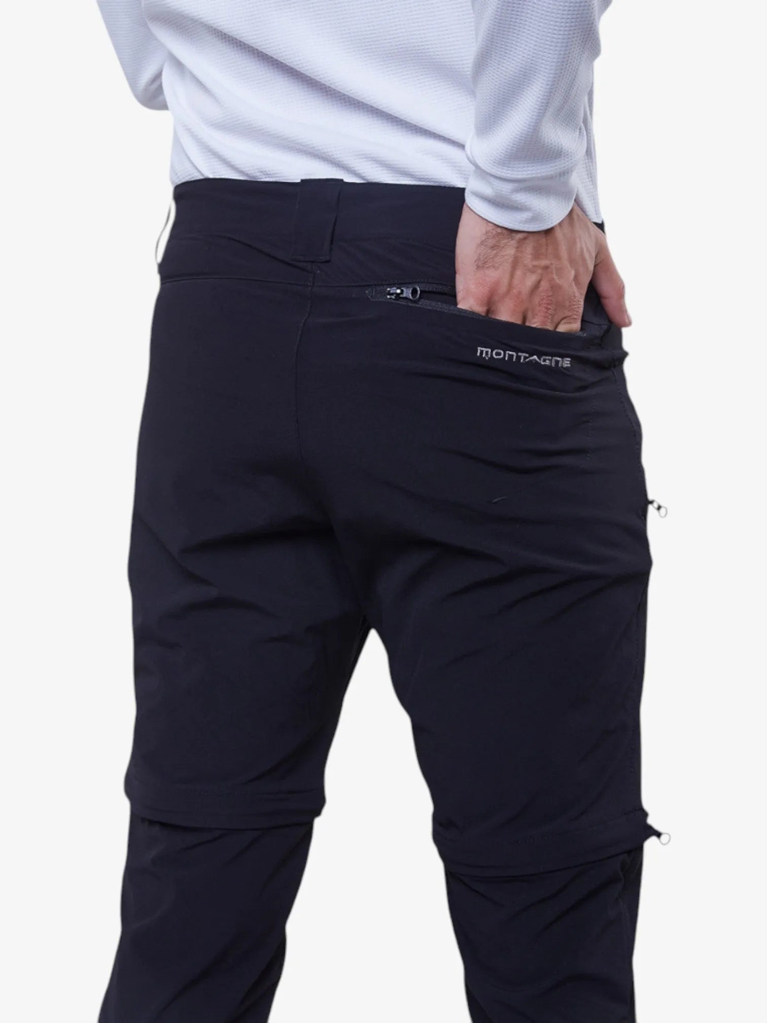 Katmandu Trekking Convertible Pants for Men - Black Mountain Hiking & Outdoor Adventure Gear - Perfect for Camping, Travel & Backpacking