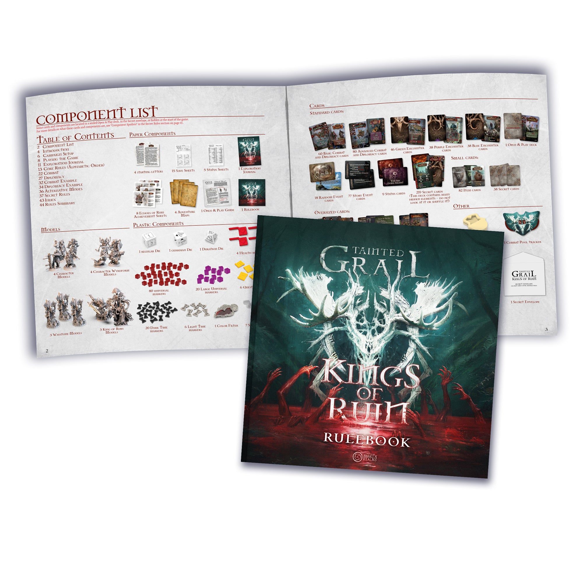 Tainted Grail: Kings of Ruin Board Game - Core Box Set | Dark Fantasy Adventure Strategy Game for Adults | Perfect for Game Nights & RPG Enthusiasts