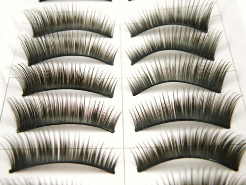 10 Pairs 1088 Thick False Eyelashes Extensions - Natural Looking Fake Lashes for Dramatic Volume & Length | Perfect for Parties, Weddings, and Special Occasions