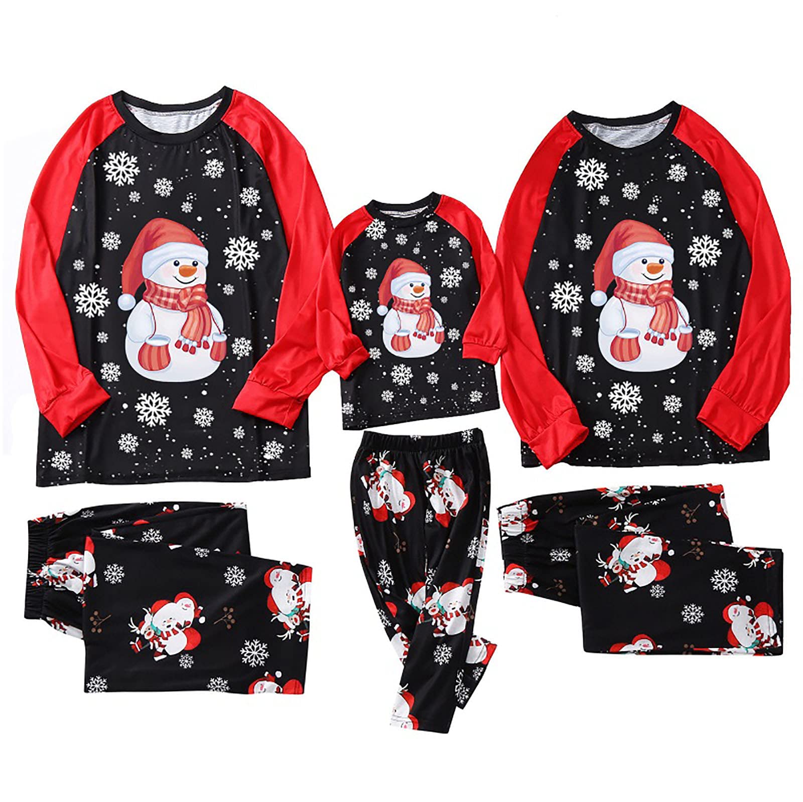 Cozy Family Christmas Pajamas Set - Soft Plaid Printed Holiday Sleepwear for Women, Men & Kids - Matching Christmas Pjs for Family Photos, Holiday Gatherings & Cozy Winter Nights