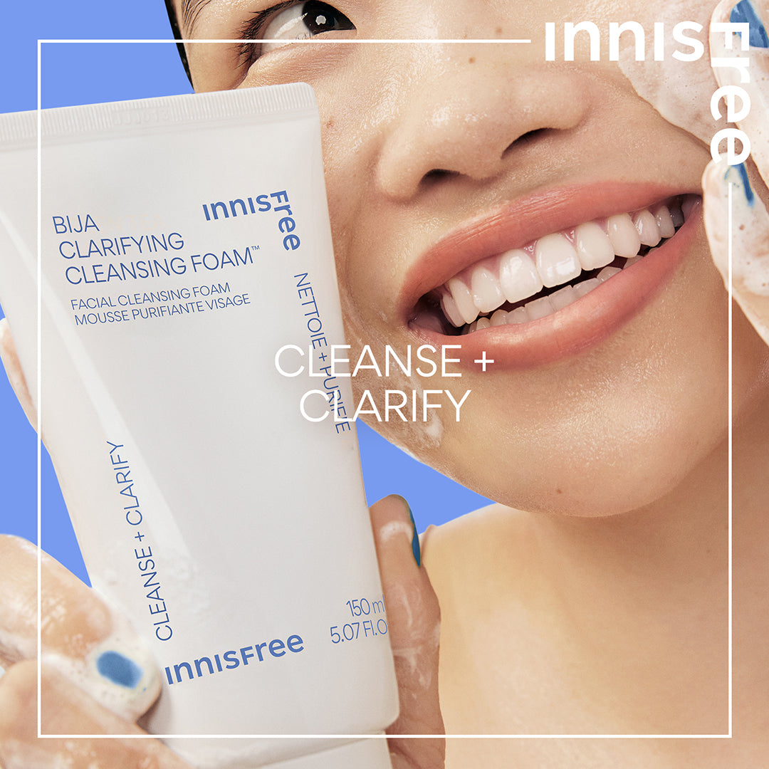 Bija Clarifying Cleansing Foam - Deep Pore Cleanser for Acne-Prone & Oily Skin | Korean Skincare for Daily Face Wash Routine