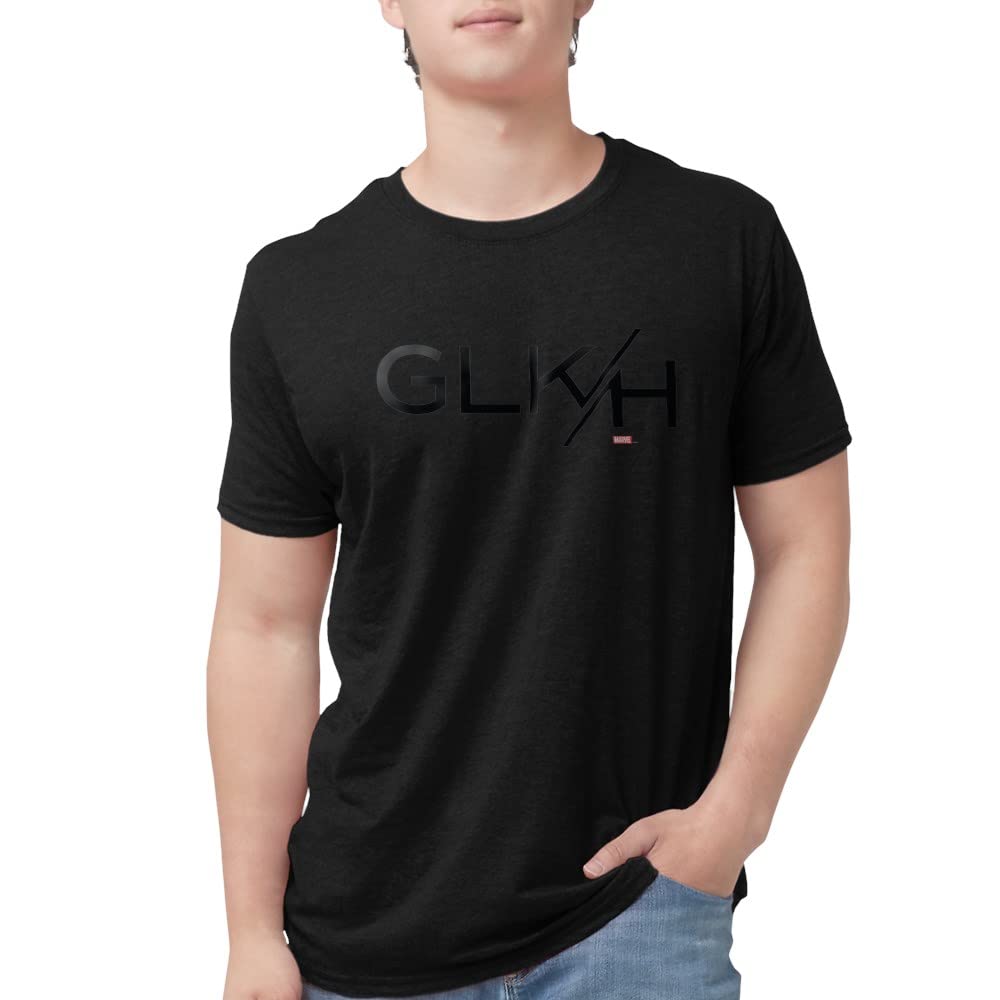 She Hulk GLK/H Logo Men's Deluxe Tri-Blend T-Shirt - Soft Vintage Style Tee for Marvel Fans, Gym & Casual Wear