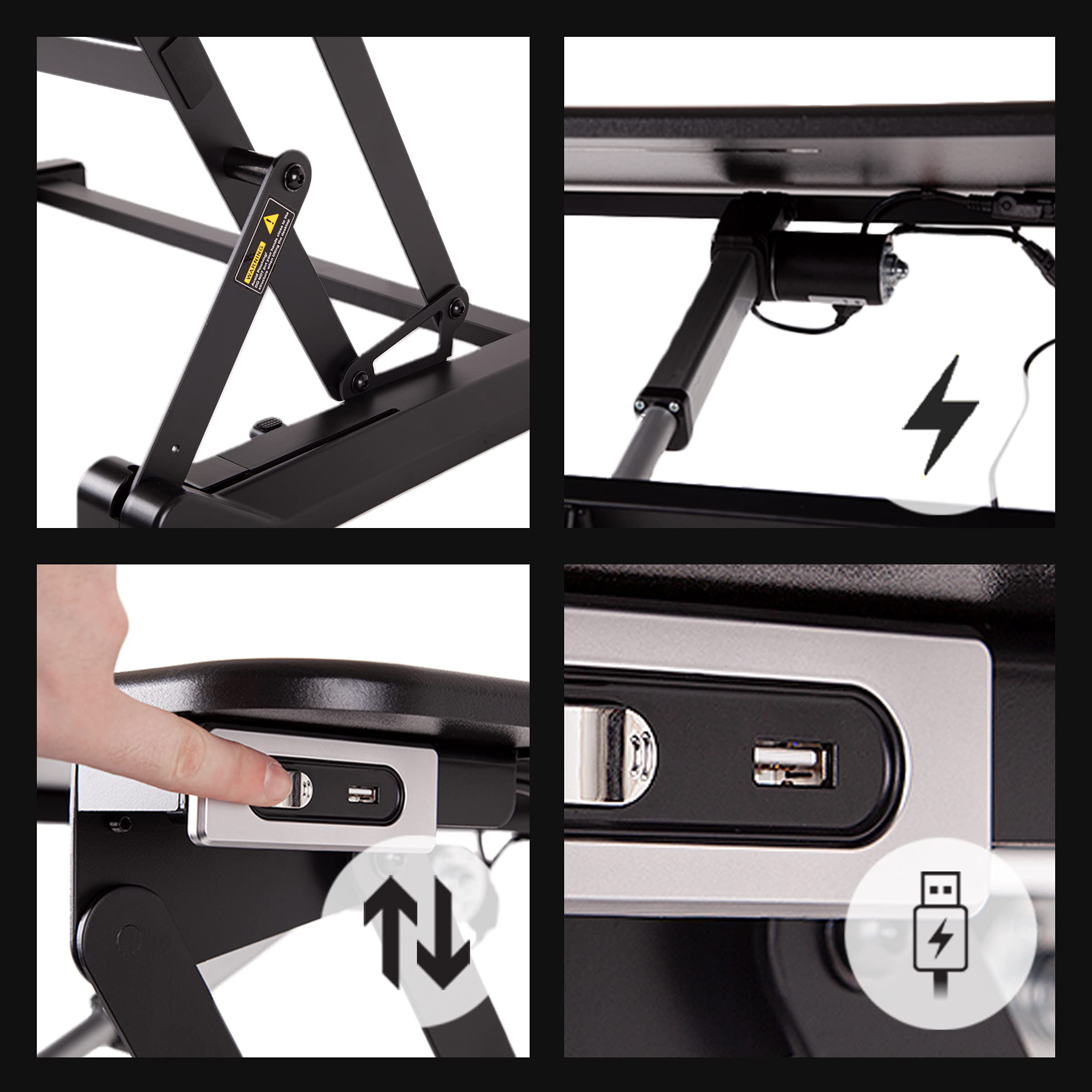Duronic DM05D8 Electric Height Adjustable Standing Desk - 35.4