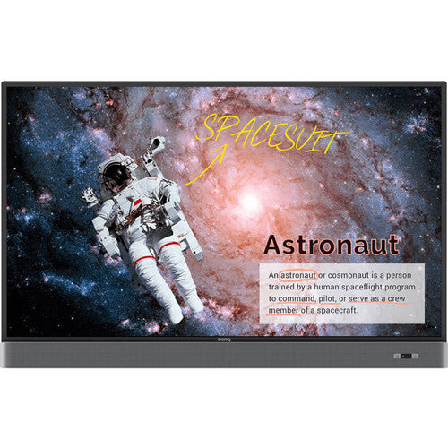 BenQ RM7502K 75-inch 4K UHD IR Touch Screen Monitor - Perfect for Interactive Classrooms, Digital Signage & Collaborative Workspaces