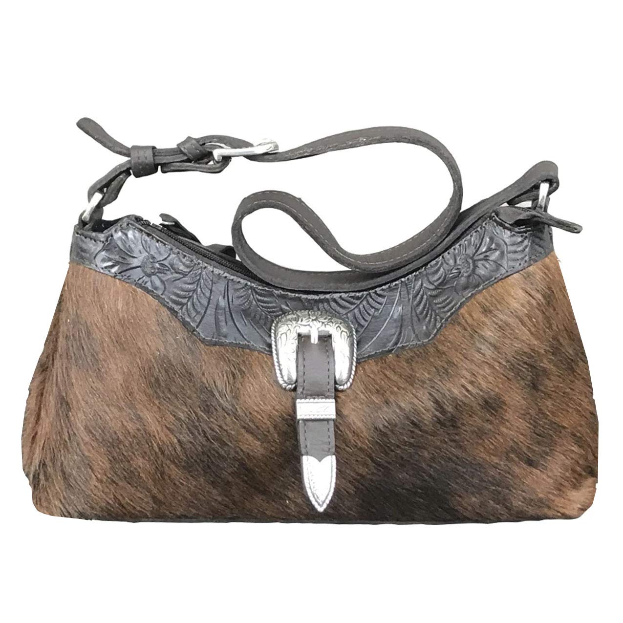 American West Leather Small Crossbody Handbag for Women - Stylish & Durable Leather Purse for Everyday Use, Travel, and Casual Outings