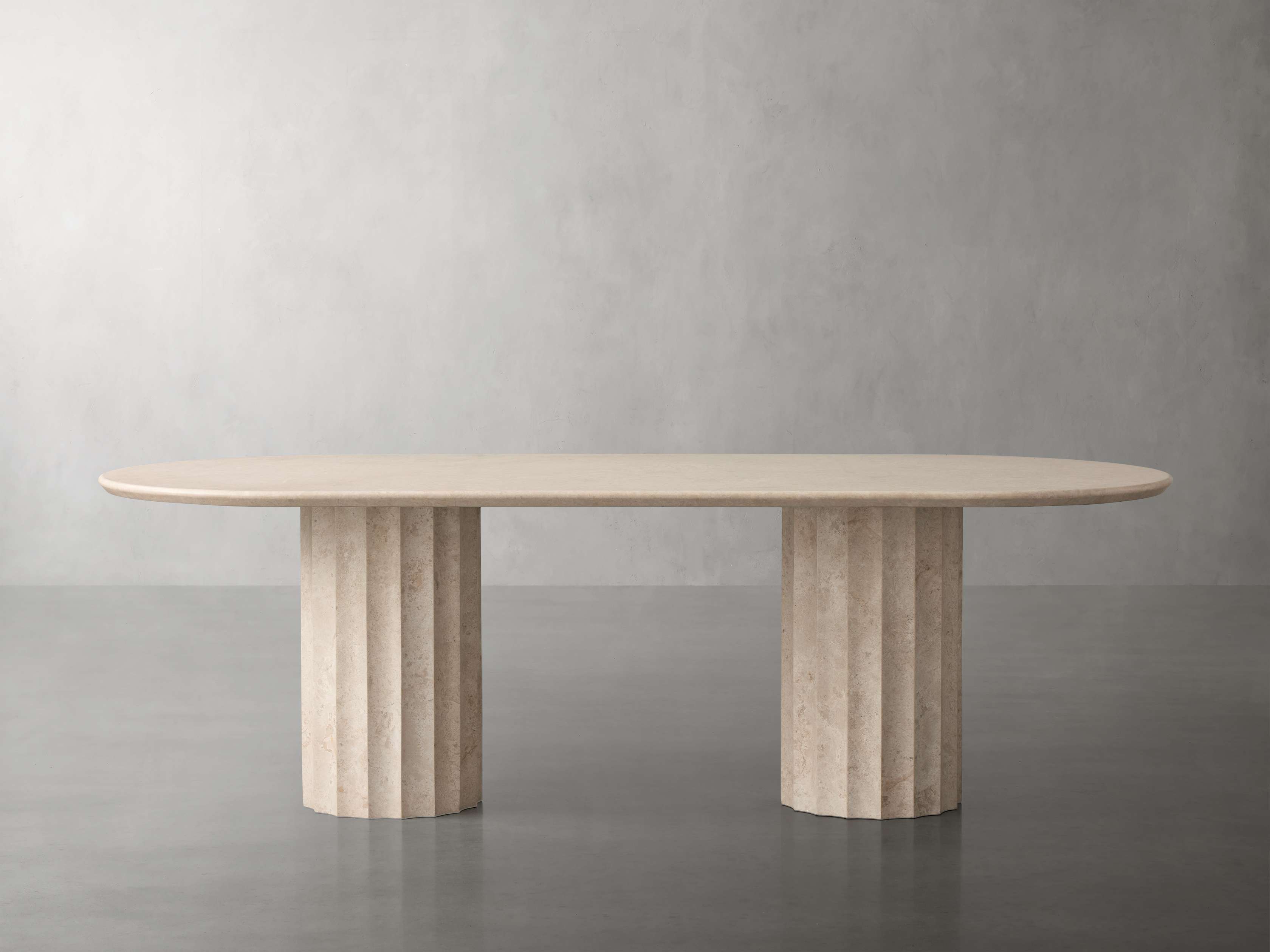 Modern Danae Stone Dining Table - Elegant & Durable for Kitchen, Dining Room, Restaurant, and Outdoor Entertaining