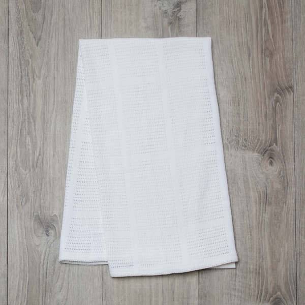 Lulujo Premium Soft Cellular Baby Blanket - Breathable & Lightweight White Swaddle Blanket for Newborns & Infants - Perfect for Nursery, Stroller, and Travel Use