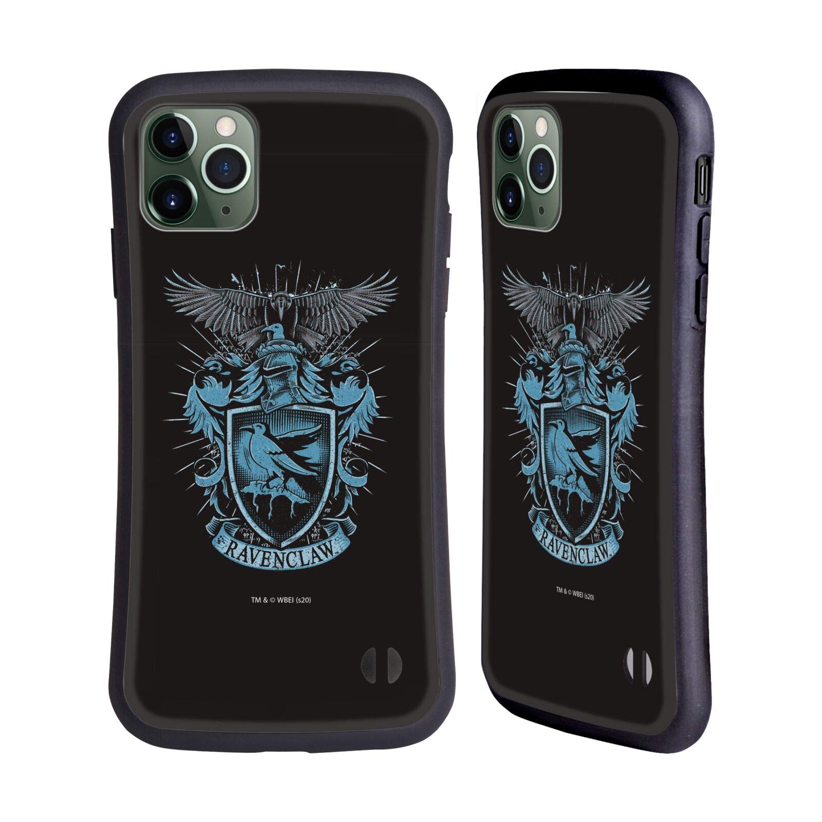Official Harry Potter Ravenclaw Deathly Hallows iPhone 11 Pro Max Case - Licensed Hybrid Cover for Protection - Perfect for Fans, Cosplay, and Everyday Use
