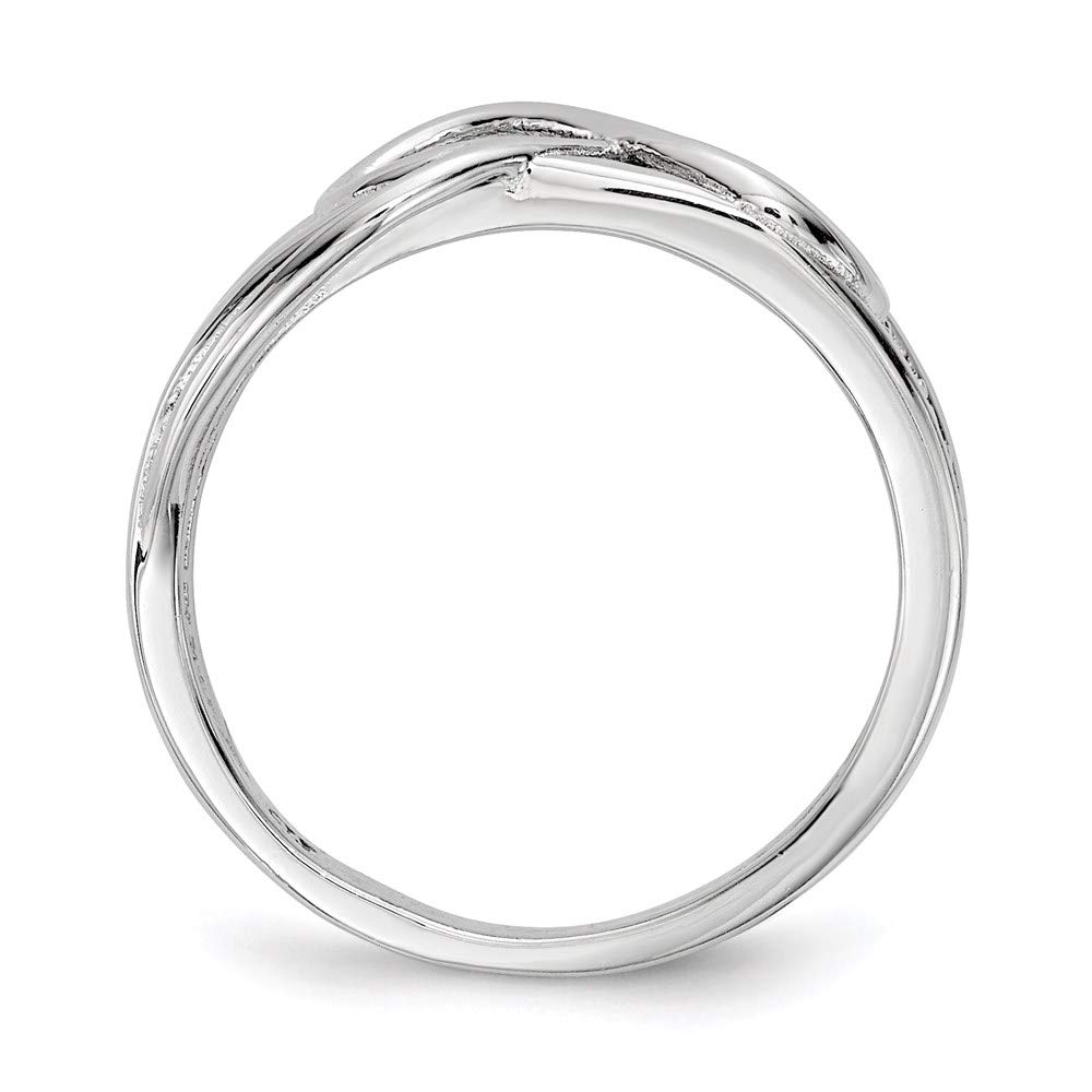 925 Sterling Silver Cubic Zirconia Infinity Ring for Women - Elegant Fine Jewelry Gift for Her - Perfect for Anniversaries, Birthdays & Valentine's Day