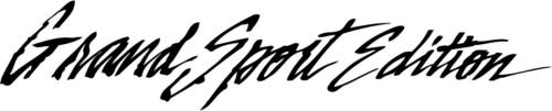 Grand Sport Edition Die-Cut Vinyl Decal Sticker - Premium White Car Window, Laptop & Bumper Decal for Cars, Trucks, Computers - Perfect for Customizing Vehicles, Tech Gear & Personalizing Belongings