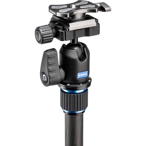 Benro ArcaSmart360 Rotating Adapter Plate - 360° Swivel Tripod Head for DSLR Cameras | Perfect for Landscape, Portrait & Panoramic Photography | Compatible with Arca-Swiss Quick Release System