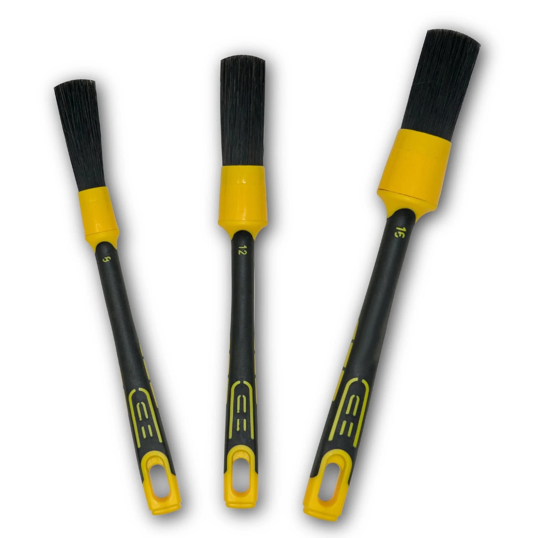Rubber Black Detailing Brush (24mm) for Work & Car Cleaning