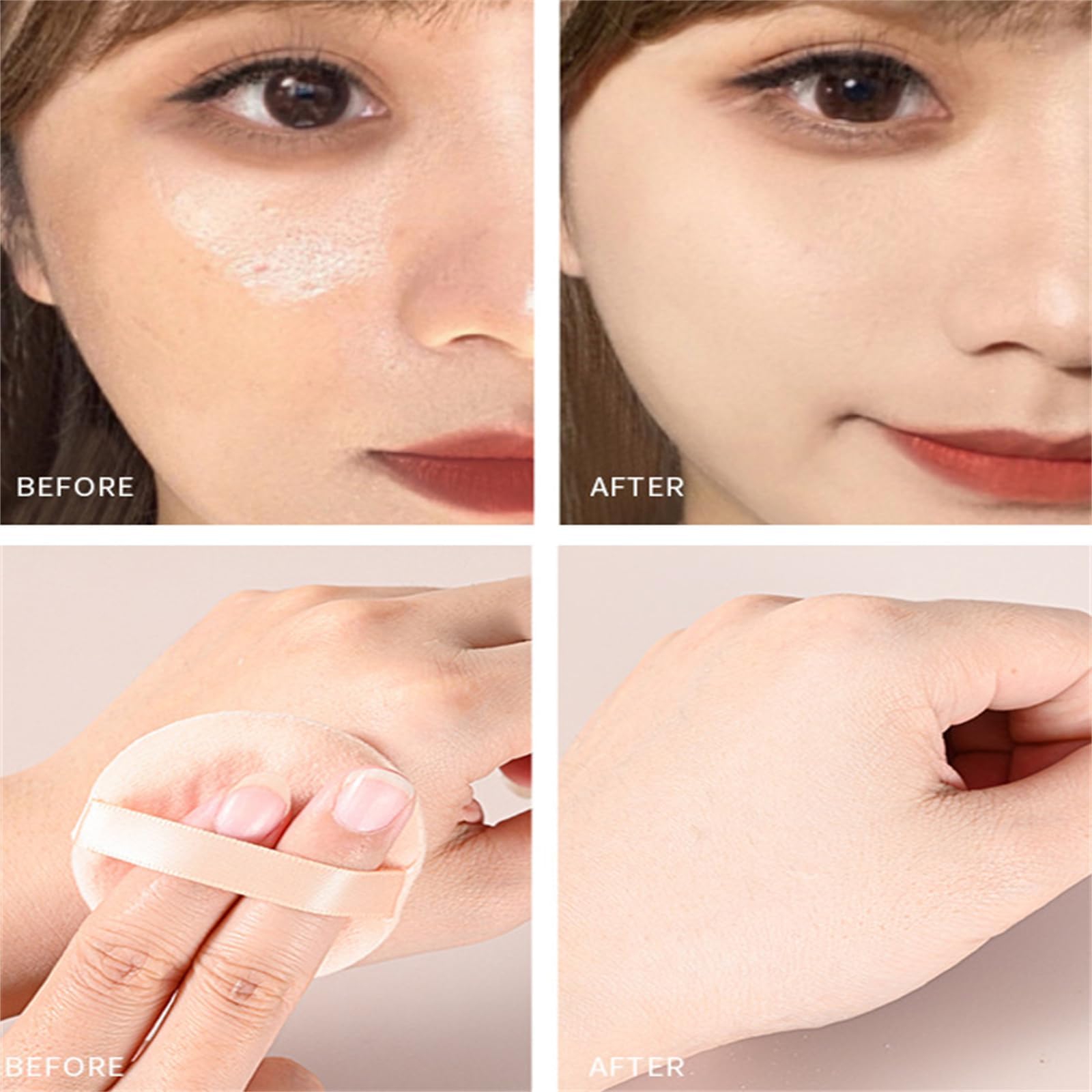 FOLENZU Luminance Milano Pink Powder - Translucent Blurring & Waterproof Setting Powder for All Skin Tones | Matte Finish, Oil Control, Long-Lasting Makeup | Perfect for Daily Wear, Photo Shoots & Special Occasions