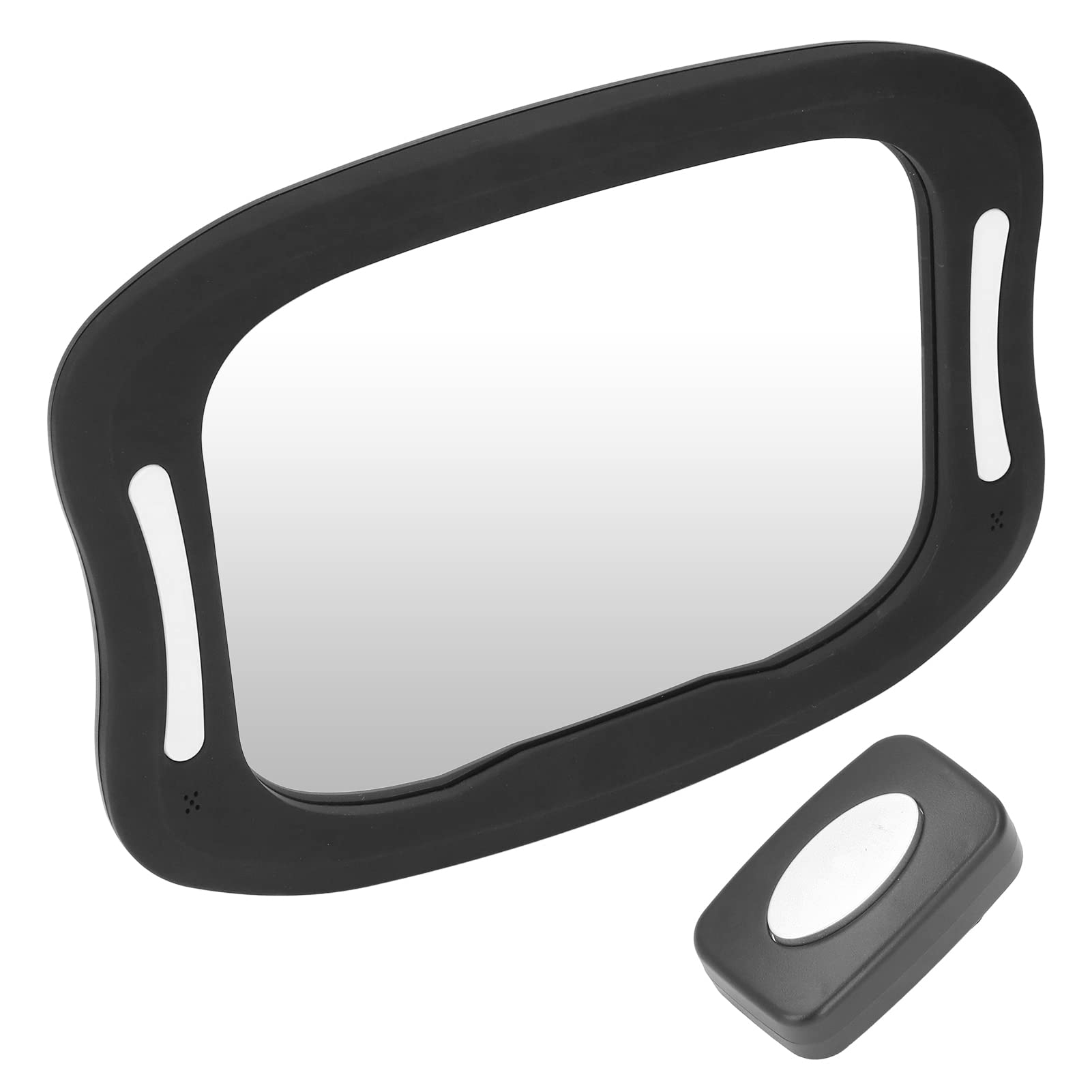 TOPINCN Baby Car Mirror with Soft LED Light & Remote Control - Safe Rear-Facing Infant Car Seat Mirror for Cars - Perfect for Nighttime Driving and Monitoring Your Baby