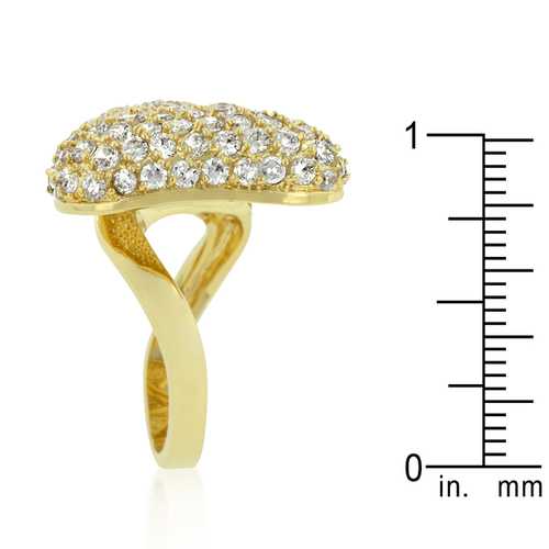 Elegant Bow Tie Cubic Zirconia Ring for Women - Sparkling Fashion Jewelry Gift for Weddings, Anniversaries & Special Occasions
