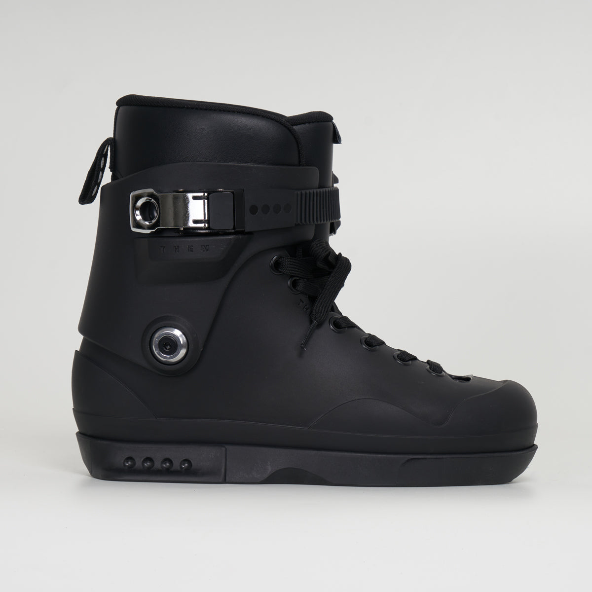 Them 909 Skates Boot Only - Black with V.3 Liner & Soulplate | New Shell Sizes | Aggressive Inline Skating for Street & Park Performance