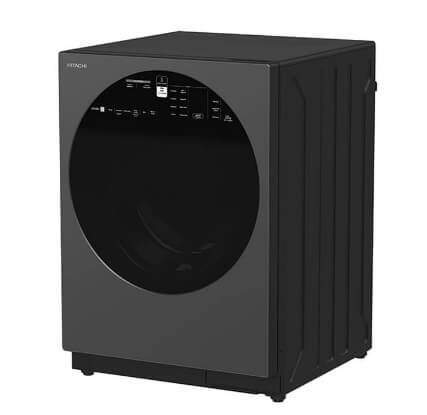Hitachi BD 120XGV Front Load Washing Machine - 12kg Capacity, 1600 RPM, AI Wash Technology, Auto Dosing System, Inverter Motor - Perfect for Large Families & Energy-Efficient Laundry