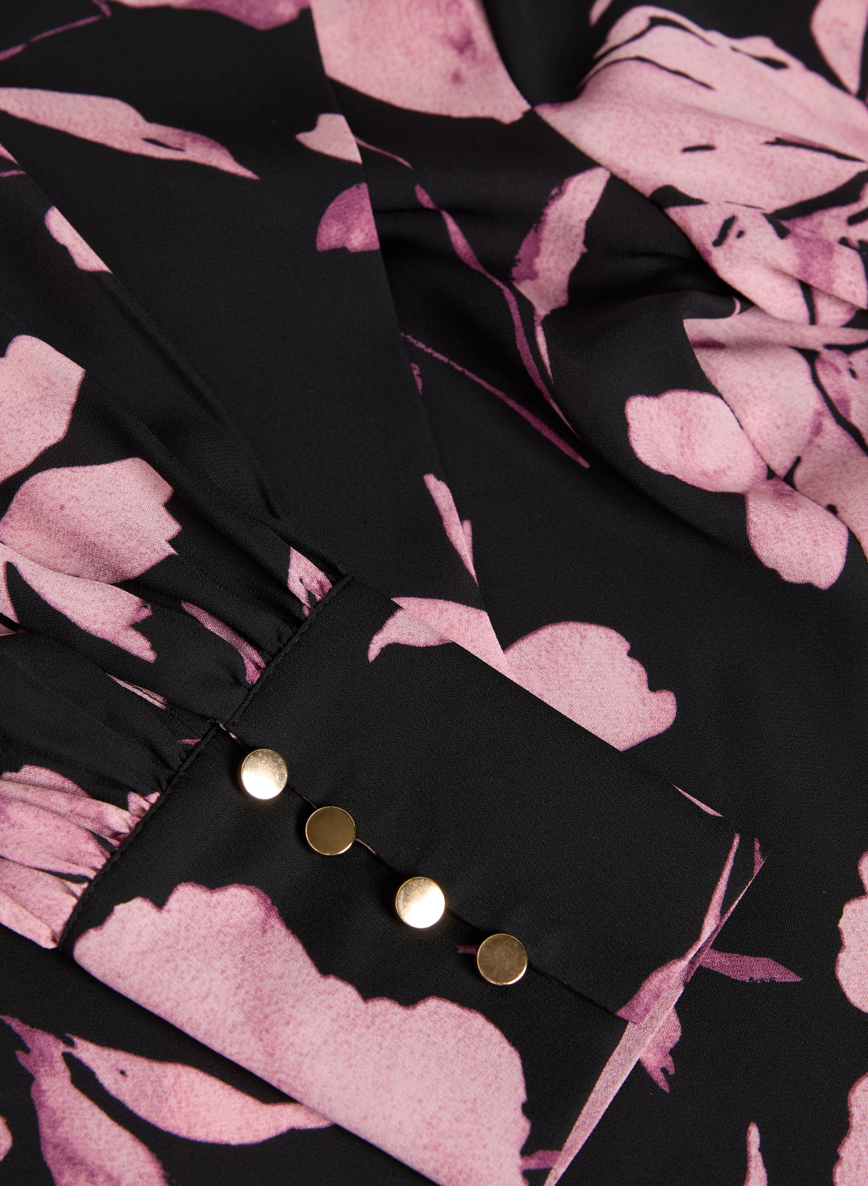 Floral Print Tie Detail Blouse for Women - Elegant Ruffled Sleeve Tops - Perfect for Office, Date Night & Spring Outfits