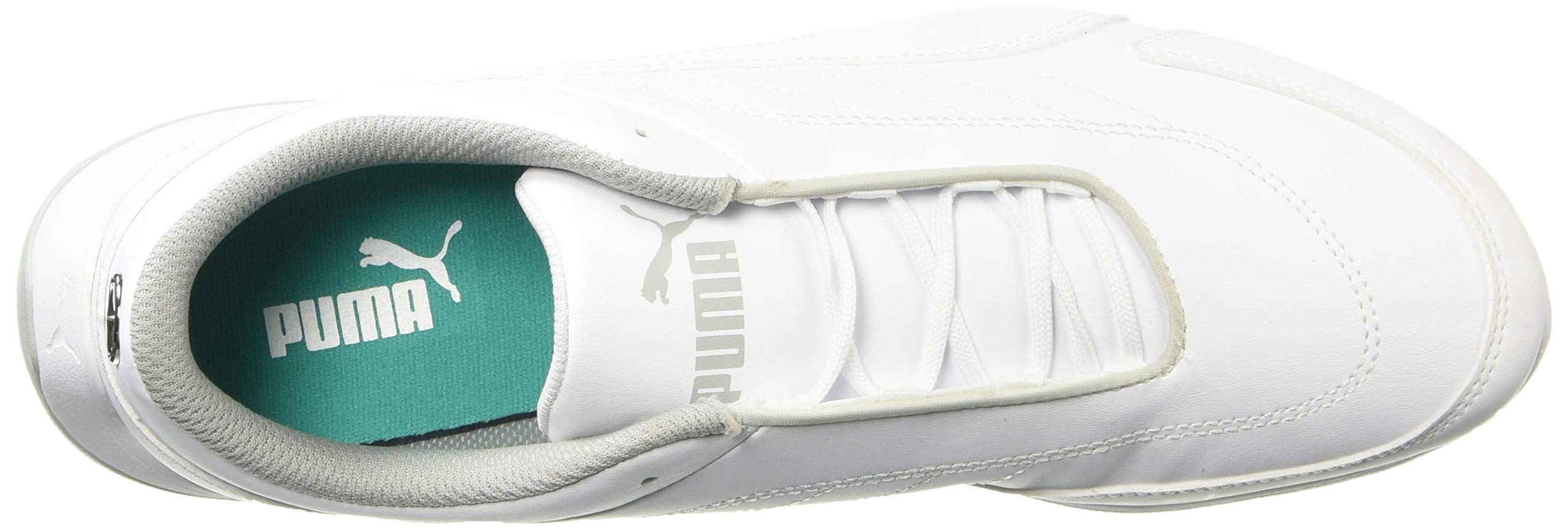 Puma Unisex-Adult Mercedes Kart CAT Sneaker - White, Size 7 M US - Comfortable Casual Shoes for Racing Enthusiasts & Streetwear Fashion