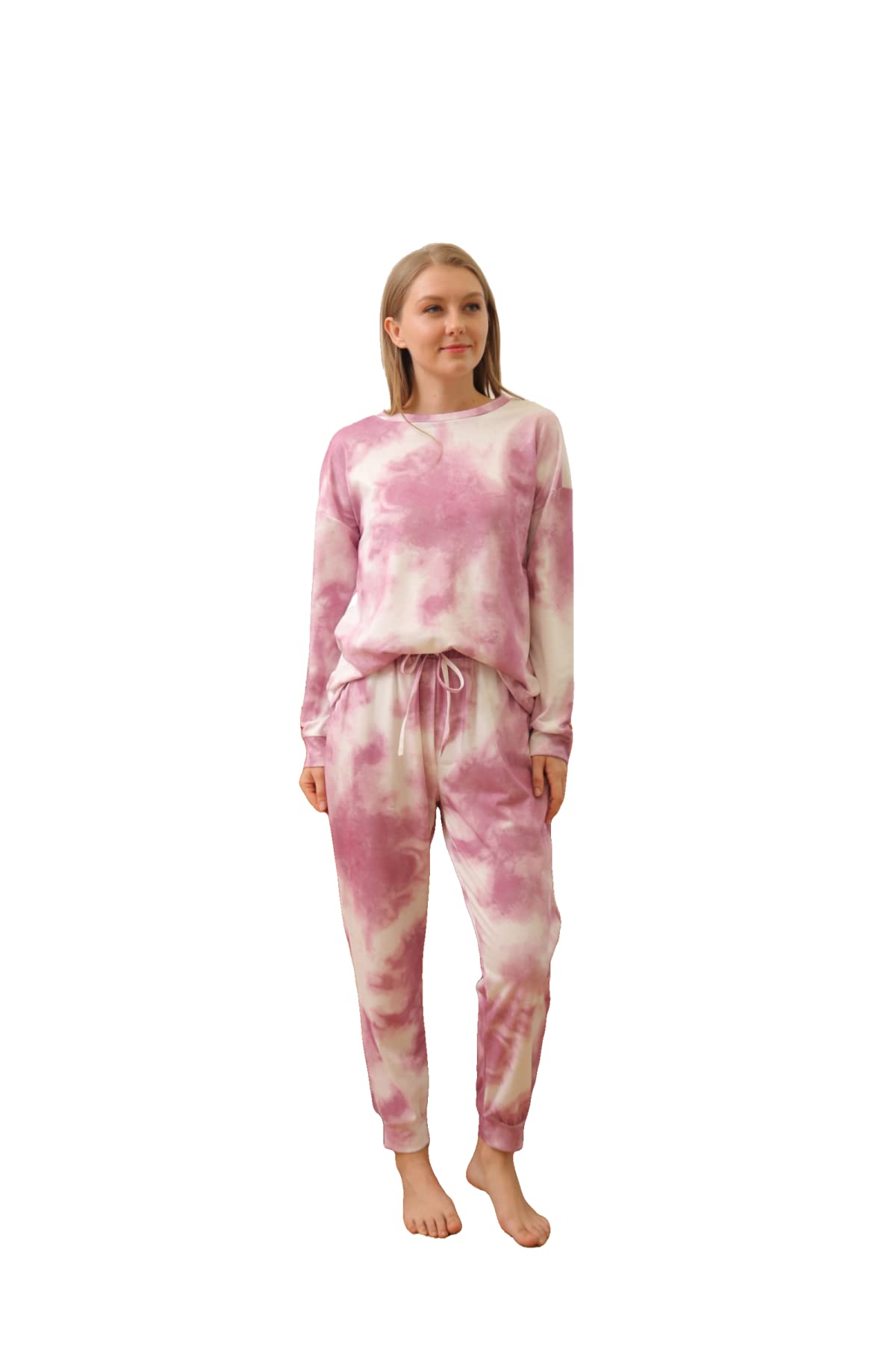 Mommy and Me Tie Dye Matching Sweatshirt & Jogger Pants Set - Cute Baby Girl Outfits, Long Sleeve Pullover Lounge Wear for Family Photos & Casual Outings