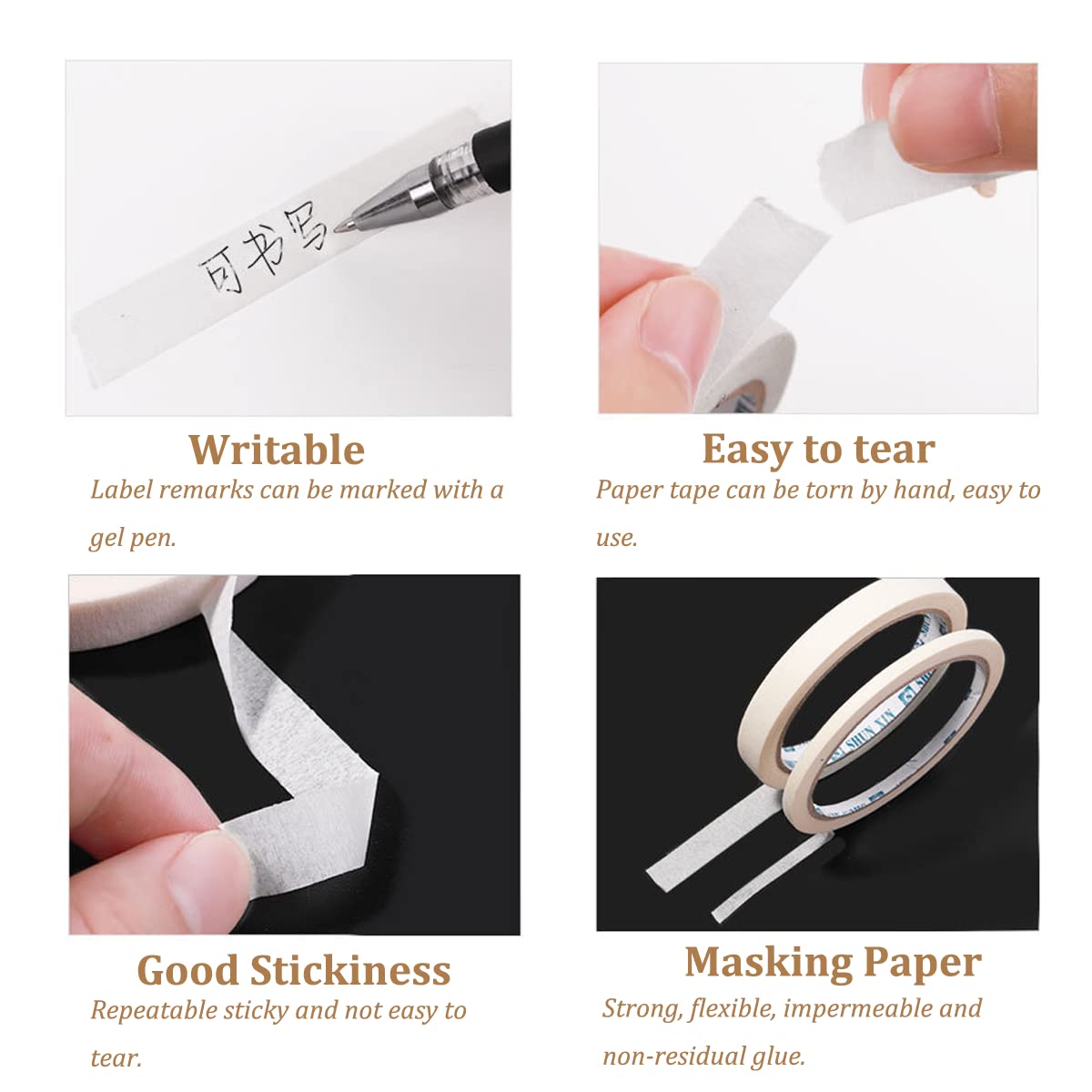 8 Roll Nail Art Adhesive Tape Set - 0.5cm & 1.2cm Width for Creative DIY Nail Designs - White Nail Art Stripe Tape & Masking Tape for Nail Decorations - Perfect for Salon, Home Manicure & Nail Art Enthusiasts