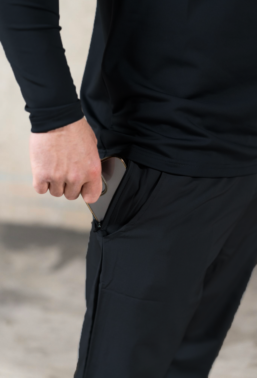 Cerus Black Proctor Training Bottoms - High-Quality Athletic Shorts for Men & Women - Perfect for Gym, Running, and Workout Training