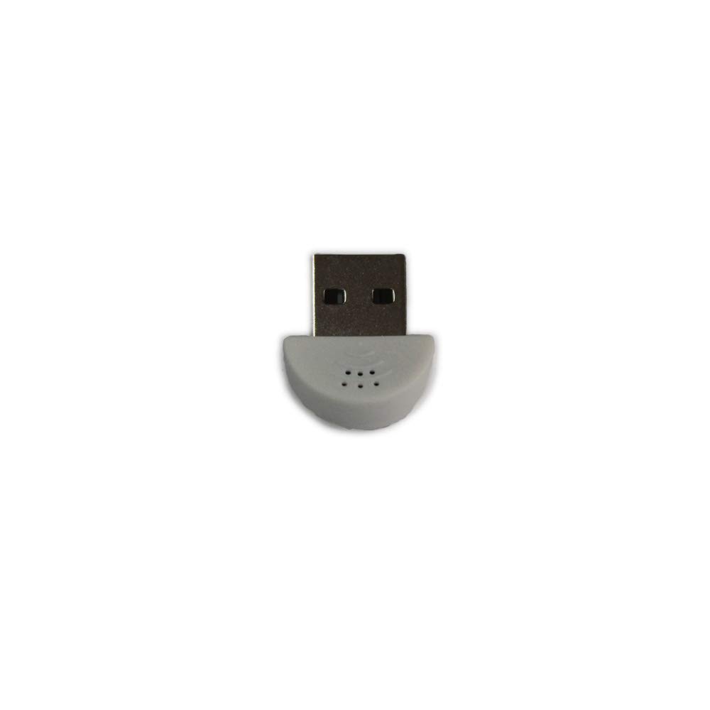 Mini USB Microphone for Computer, Laptop, Desktop - Driver-Free, White - Ideal for Gaming, Streaming, Podcasting & Online Meetings
