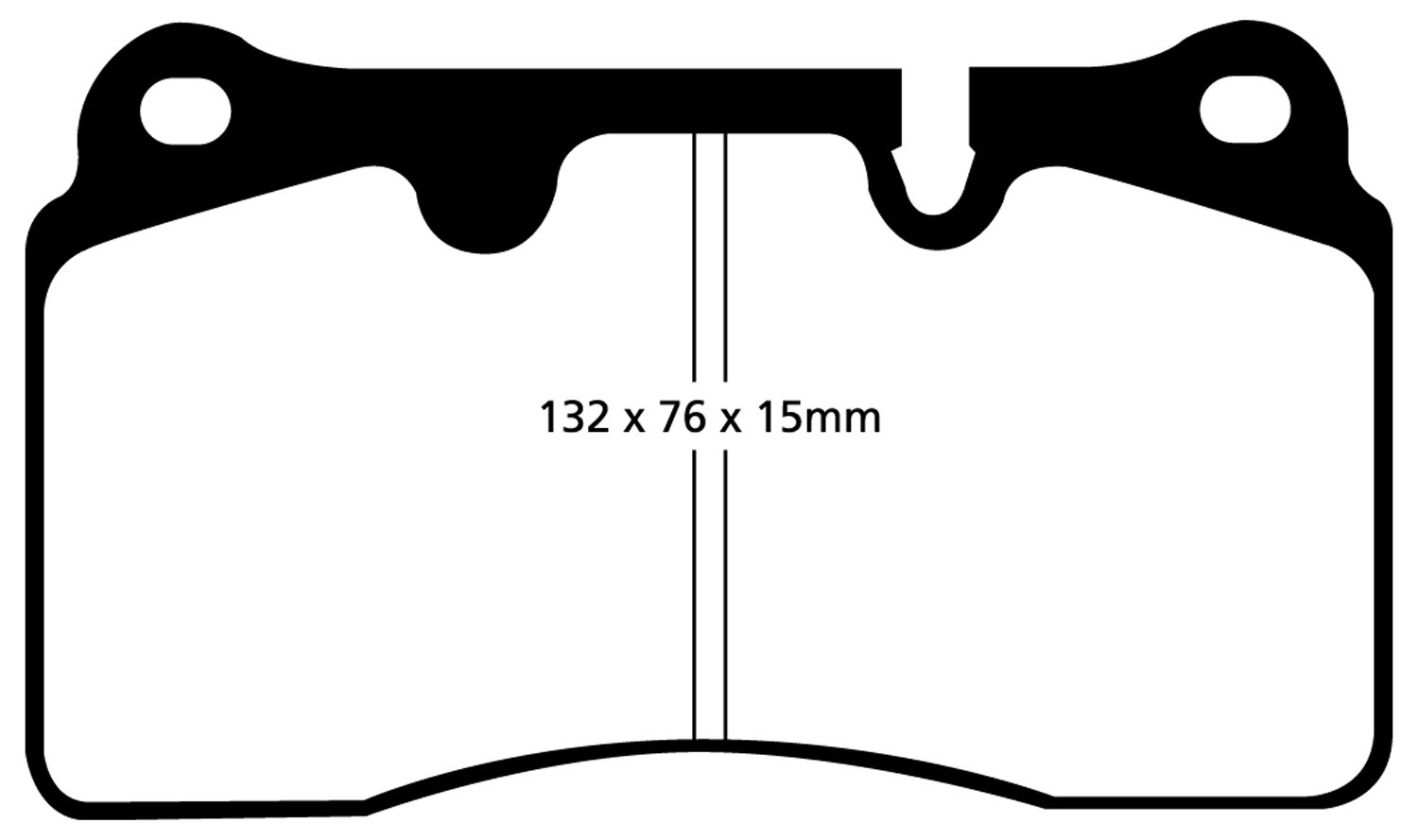 EBC Brakes UD1165 Ultimax Brake Pads - High Performance Ceramic Brake Pads for Cars, Trucks & SUVs | Perfect for Daily Commuting, Off-Roading & Track Racing