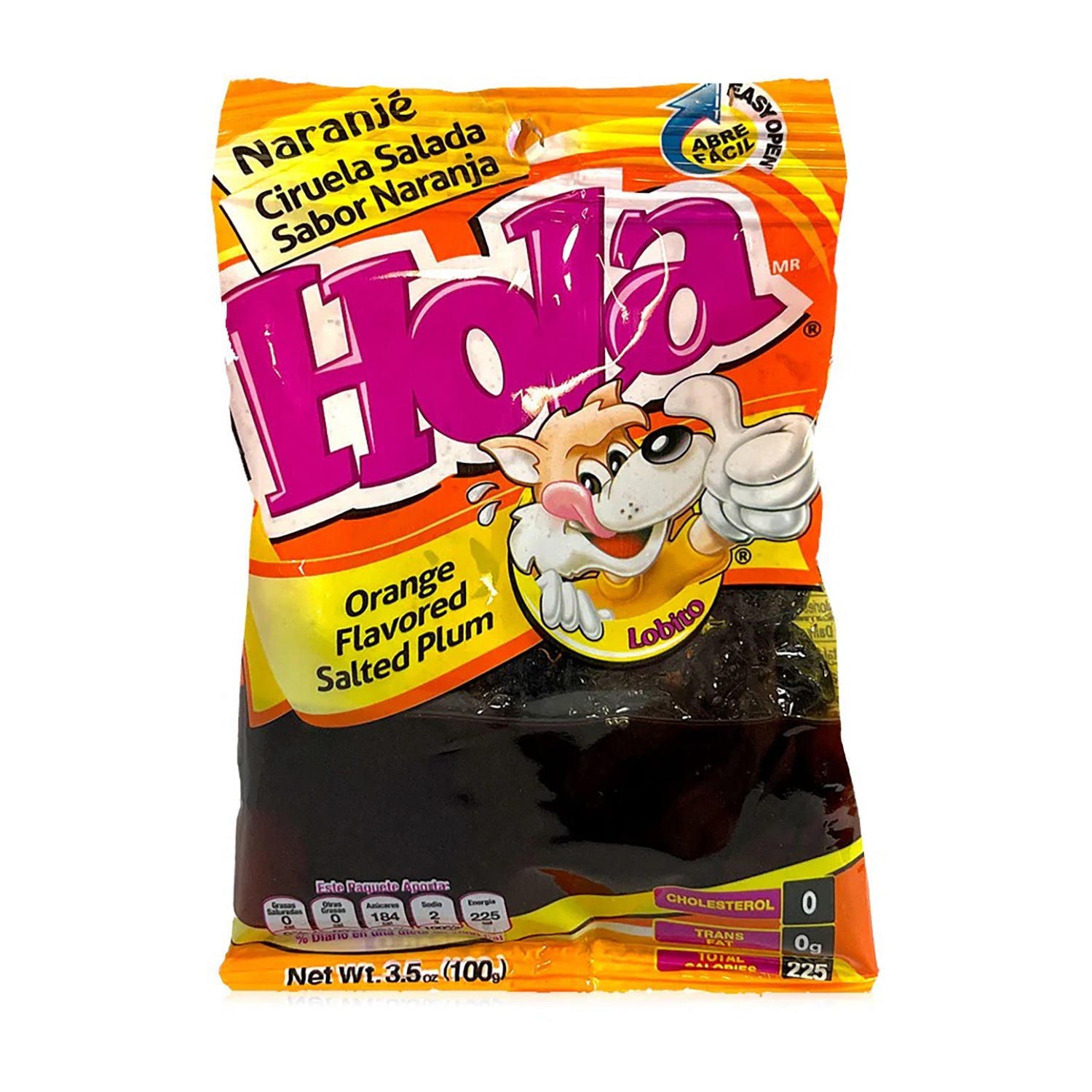 Hola Saladitos Naranja Orange Flavored Mexican Candy | 12 Count Bag | Perfect for Parties, Snacking & Gifting