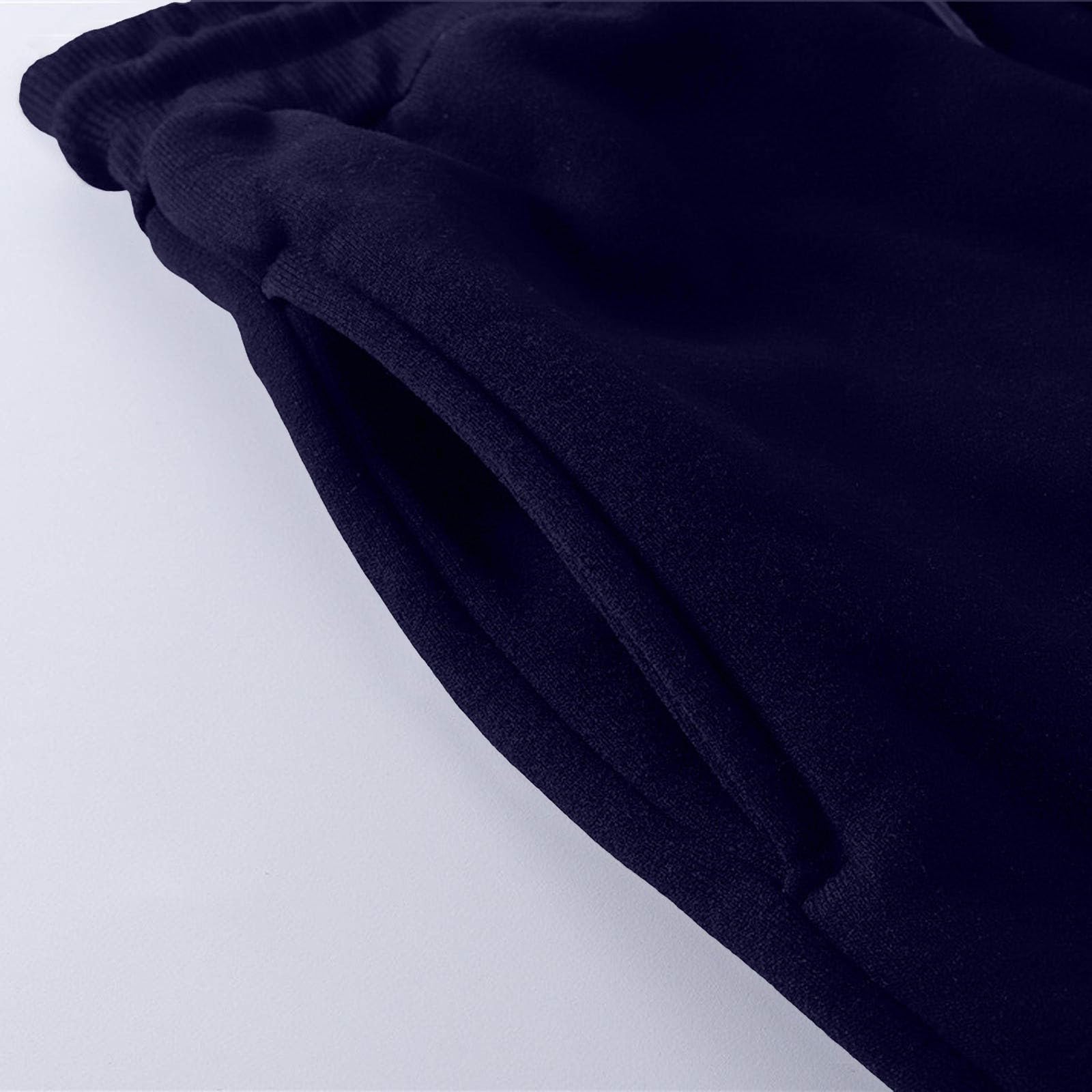 Big and Tall Cargo Sweatpants for Men - Heavyweight Fleece Joggers with Elastic Waist & Pockets - Straight Leg Casual Sport Pants - Black, 5XL - Perfect for Gym, Lounge & Outdoor Activities