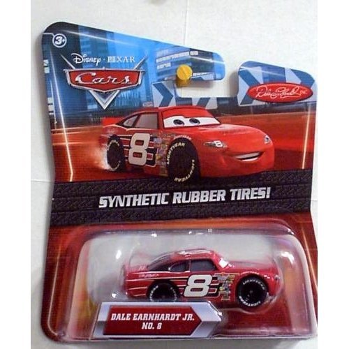 Disney Pixar CARS Movie Exclusive 1:55 Scale Die Cast Toy Car with Synthetic Rubber Tires - Dale Earnhardt Jr. Collectible for Kids & Adults - Perfect for Play, Display, and Gift Giving