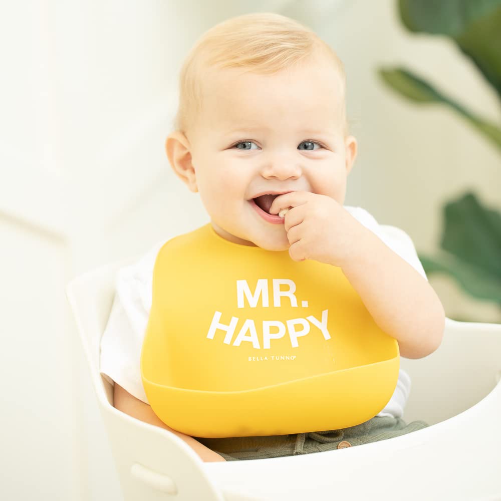 Bella Tunno Wonder Bib – Waterproof Silicone Baby Bibs for Boys & Girls, BPA-Free & Non-Toxic, Easy Clean Toddler Feeding Bib for Messy Mealtime, Travel & Daycare Use