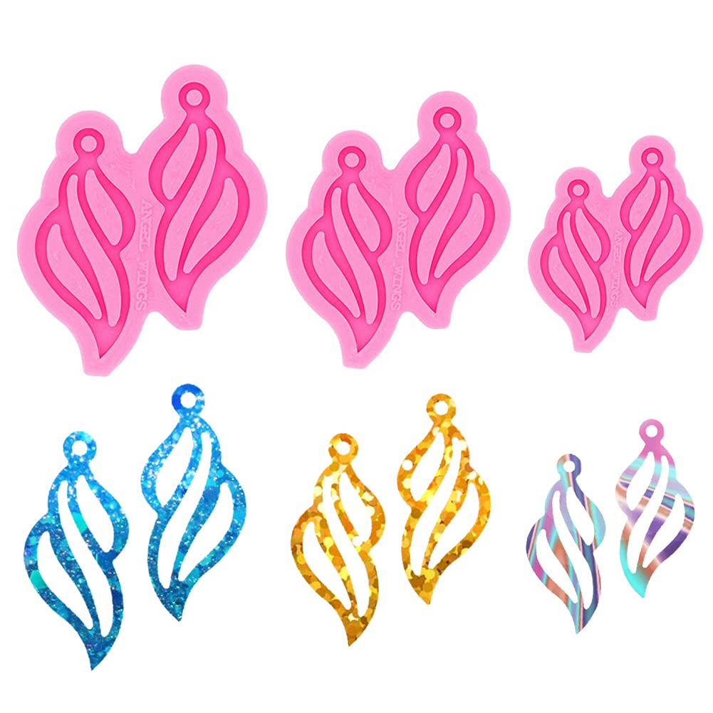 3Pcs Super Smooth Silicone Earring Molds for Jewelry Making - DIY Resin Crafts, Fashion Jewelry Supplies - Perfect for Creating Unique Handmade Earrings at Home or Gifts