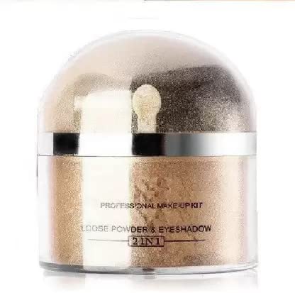 WIFFY Professional Brightening Makeup Highlighter - Shimmer Glow Gold Color with Brush | Face Contouring & Cheekbone Highlighting for Day & Night Makeup Looks