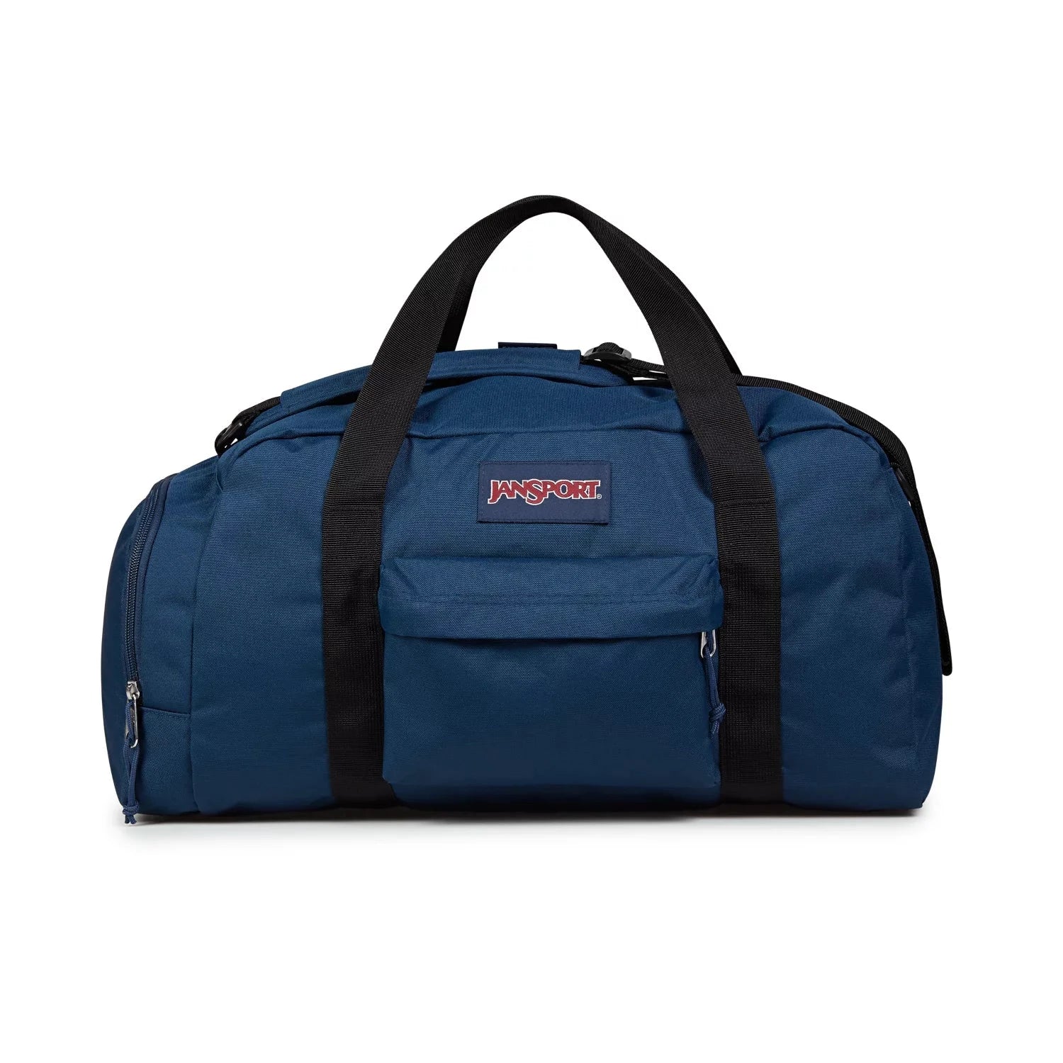 JanSport Weekender Medium Duffel Bag - Navy Blue Travel Duffel for Gym, Weekend Trips & Sports Gear | Durable Carry-On Luggage with Shoulder Strap