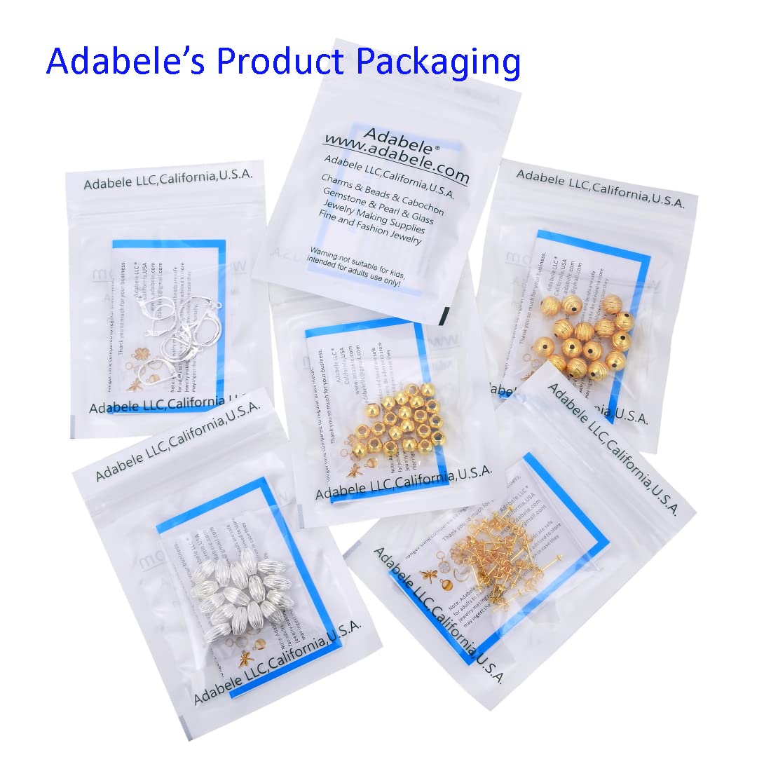 100pcs Adabele Grade A 10mm Crystal Rhinestone Rondelle Beads - Large 4mm Hole Sterling Silver Plated Spacer Beads for DIY Jewelry Making, Crafting, Bracelets & Necklace Designs - Perfect for Bridal, Party & Fashion Accessories