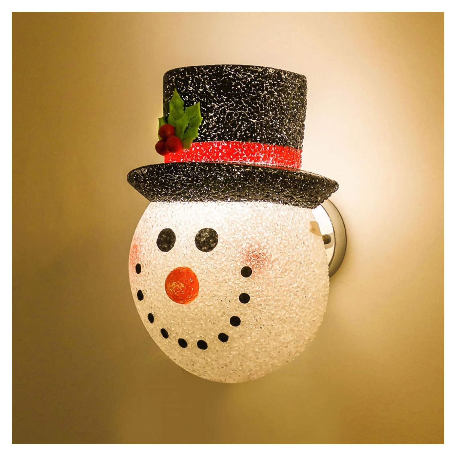 Christmas Snowman Porch Light Cover - Outdoor Holiday Decor for Standard Porch Lights, Easy No-Tool Installation (Snowman Design, 1PC) - Perfect for Front Porch, Yard & Winter Holiday Decorations