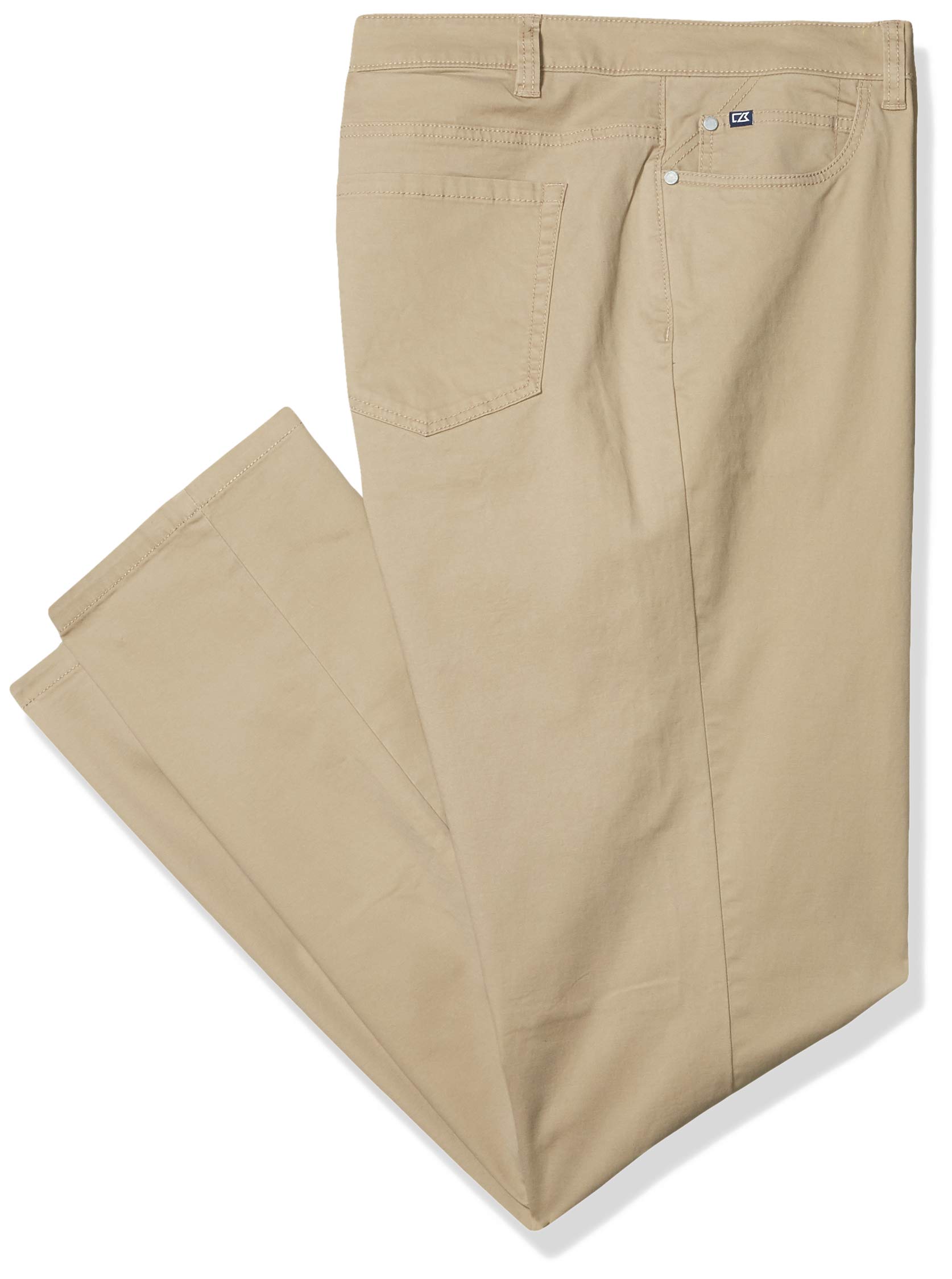 Cutter & Buck Men's Big & Tall Voyager 5 Pocket Travel Pants - Comfortable Stretch Dress Pants for Business Casual & Office Wear
