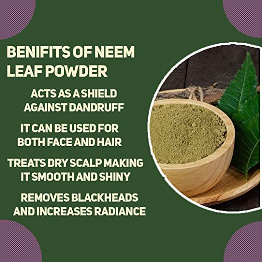 Khaadi Biocare Neem Leaves Powder for Acne, Pimples & Skin Brightening - 500gm Combo Pack (250gm x 2) | Natural Skin Care Treatment for Clear, Glowing Complexion | Perfect for Daily Face Mask & Ayurvedic Beauty Routine