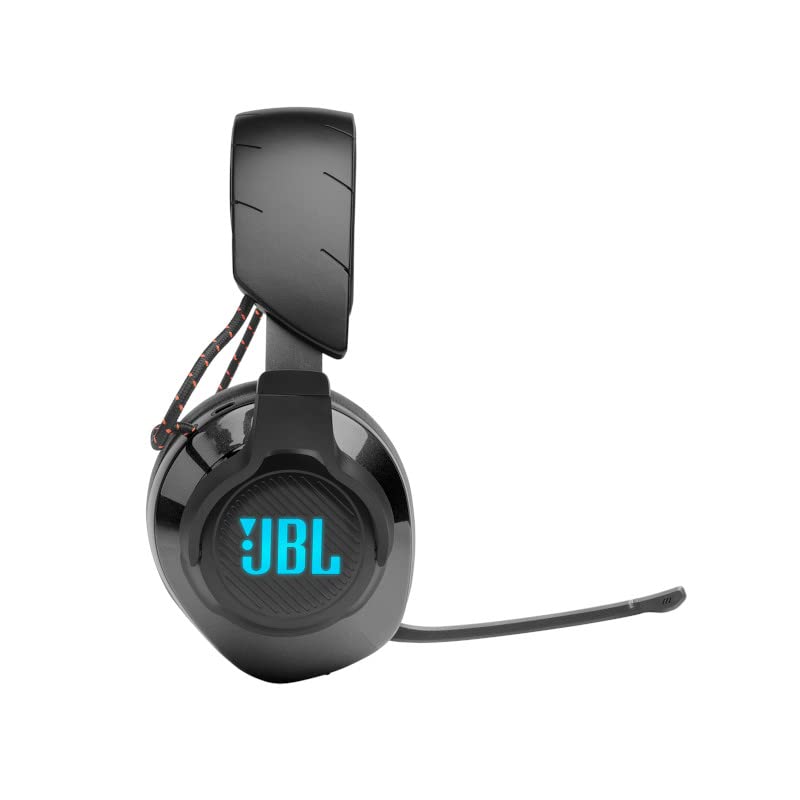 JBL Quantum 610 Wireless Gaming Headset - Over-Ear Bluetooth Headphones with QuantumSURROUND Sound, 2.4GHz Wireless Connection, 40-Hour Battery Life, Flip-Up Mic & Game-Chat Dial - Perfect for PC, PS5, Xbox Gaming & Online Meetings (Black)