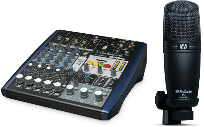 PreSonus StudioLive AR8c 8-Channel Analog Mixer with Studio One Artist DAW Software - Perfect for Home Studios, Live Performances & Podcasting