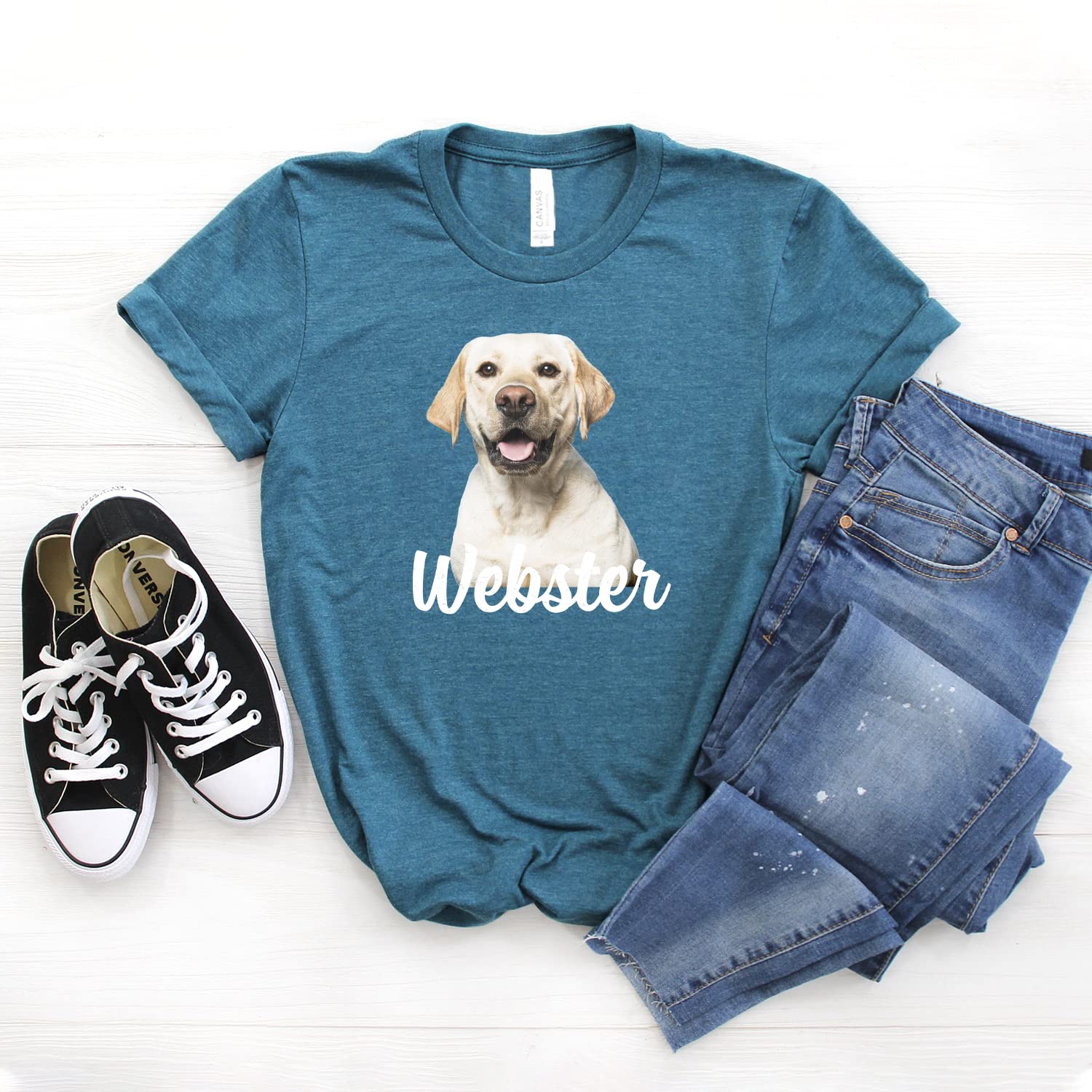 Personalized Labrador Tshirt - Soft Unisex Tee for Lab Moms & Dog Lovers