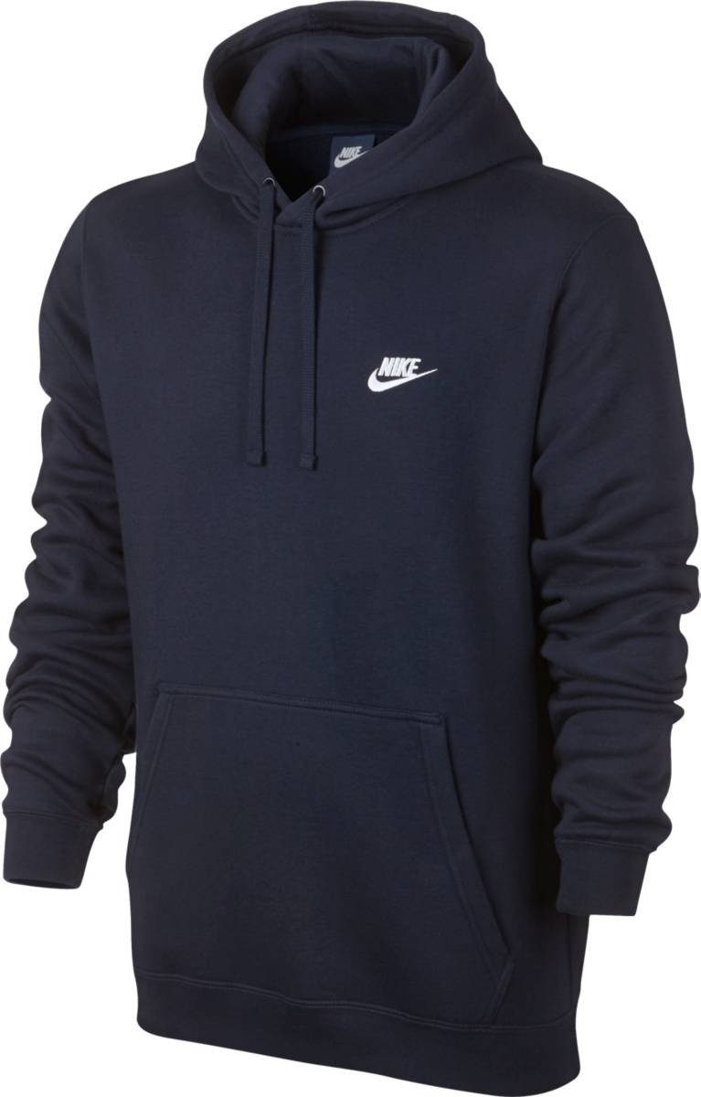 Nike Sportswear Men's Pullover Hoodie Sweatshirt - Comfortable Fleece-Lined Casual Hooded Sweater for Gym, Running & Everyday Wear