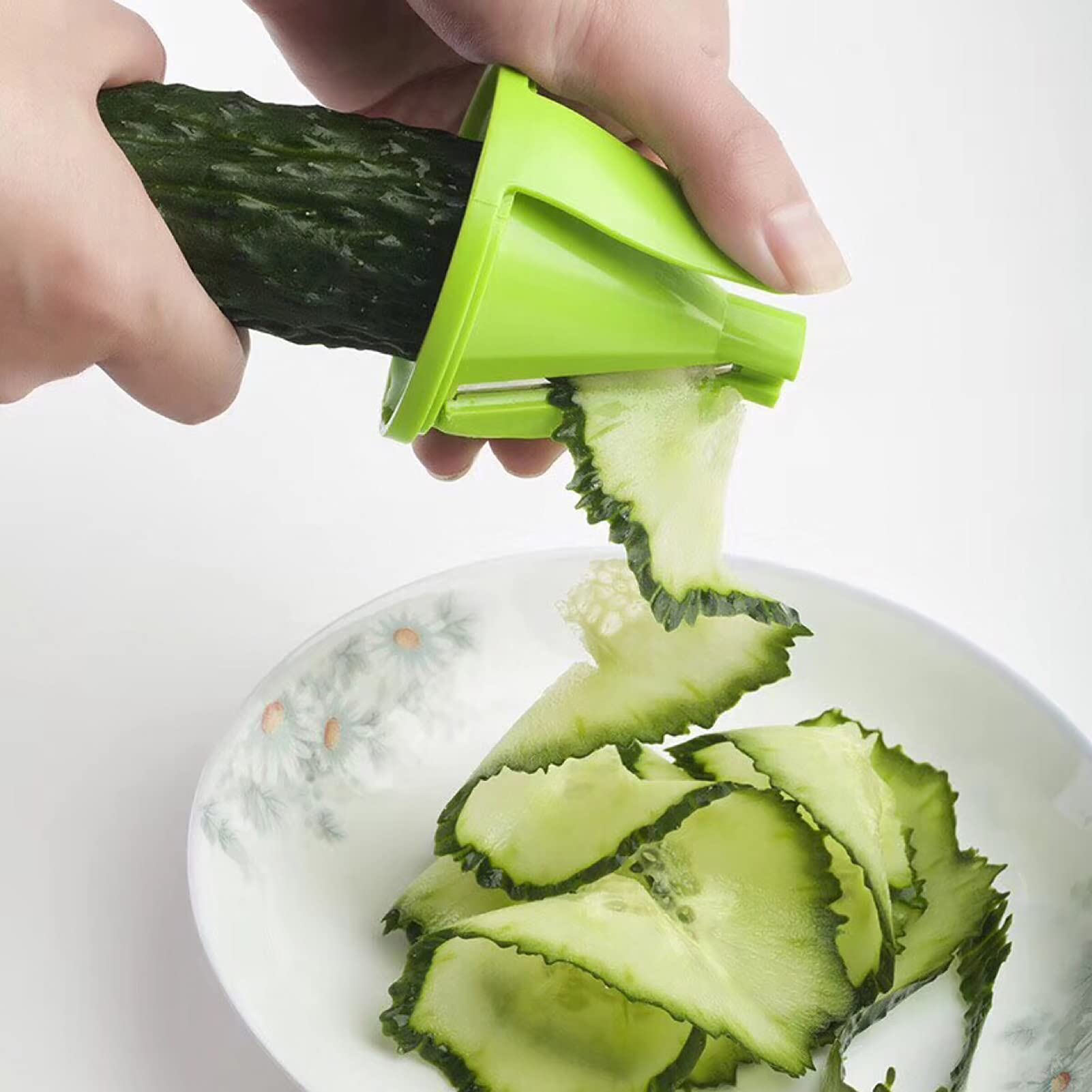 Best Vegetable Spiralizer - Zucchini Noodle Maker & Spaghetti Pasta Cutter | Handheld Spiral Vegetable Slicer for Healthy Low-Carb Meals, Salad Toppings & Meal Prep | Perfect for Keto, Paleo & Vegan Diets