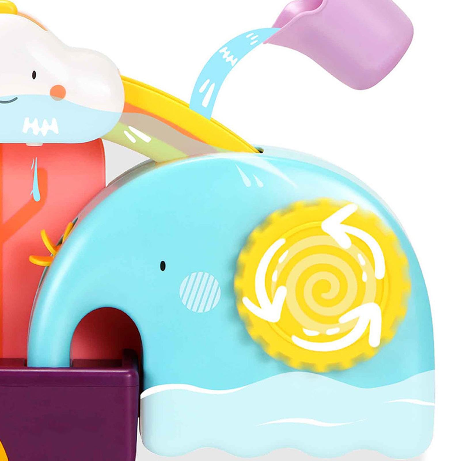 Elephant Water Slide Bathtub Toys for Babies & Toddlers - Interactive Swimming Bath Toys for Bathtub, Pool & Bathroom Play | Fun Bath Time & Pool Time Activities for Kids